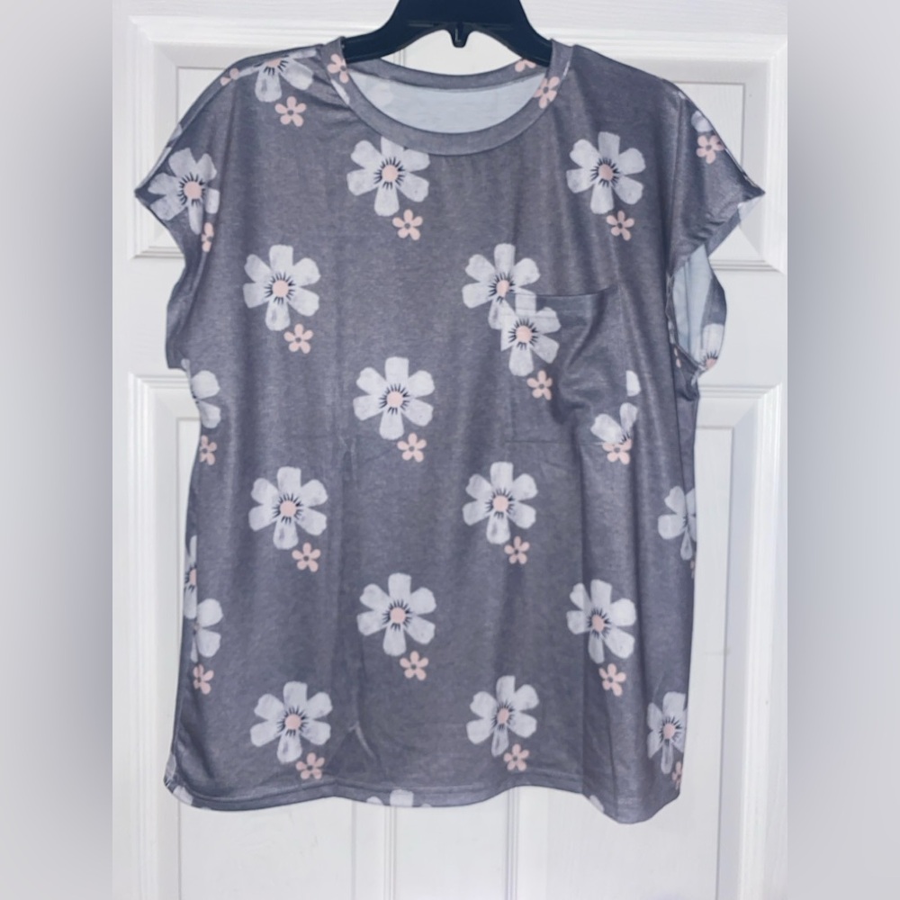 SHEIN floral print shirt